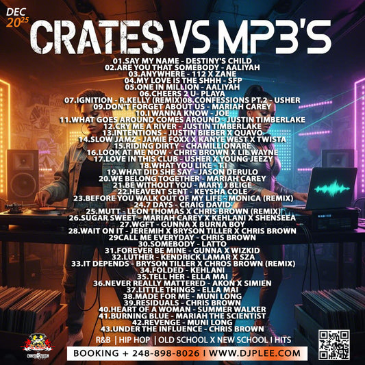 CRATES VS MP3'S (DEC-2025)