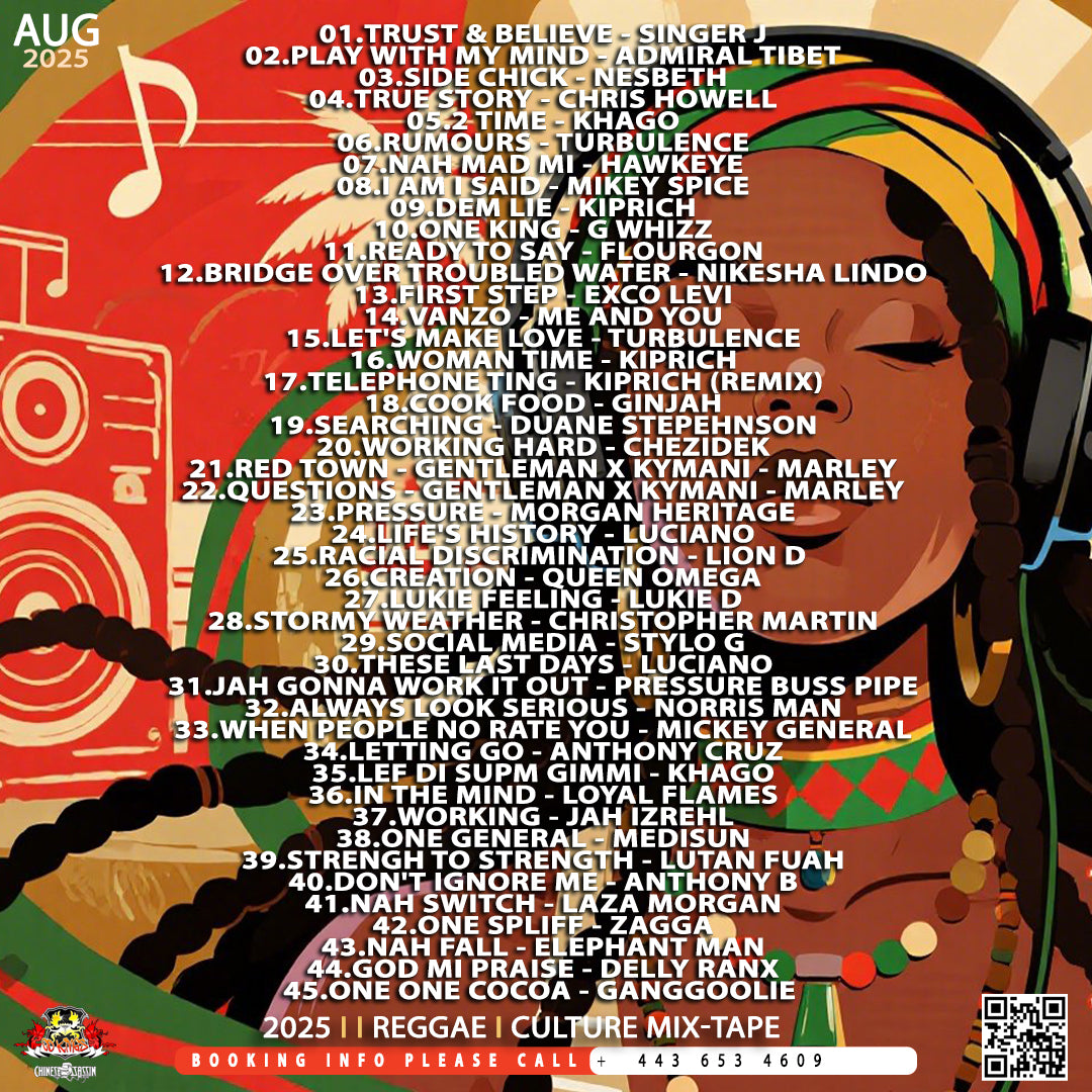 CONSUMED BY REGGAE (AUG-2025)